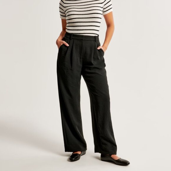 A&F Sloane Tailored Premium Crepe Pant - Picture 1 of 4